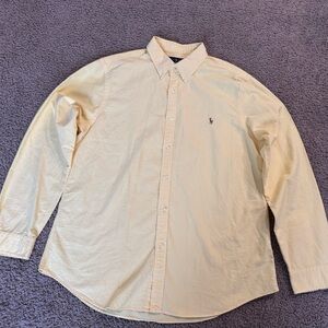Ralph Lauren Men's Light Yellow Casual Shirt